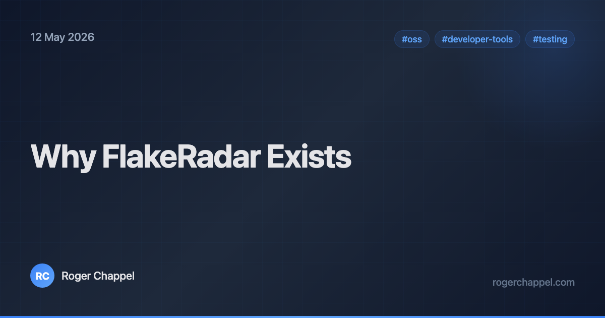 Why FlakeRadar Exists