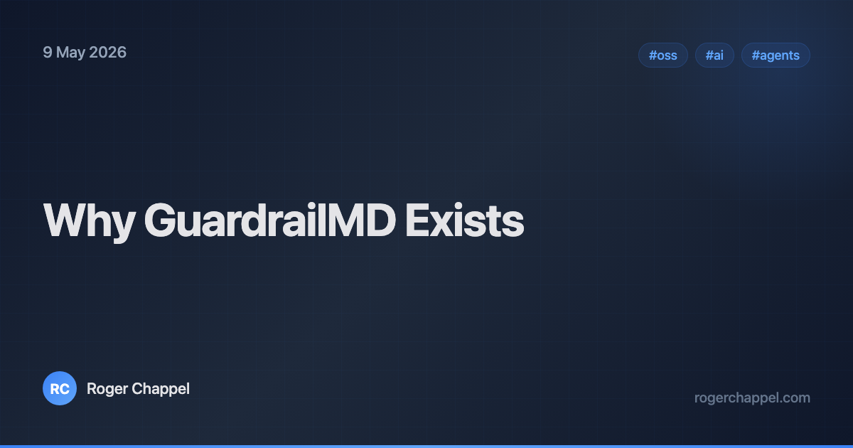 Why GuardrailMD Exists