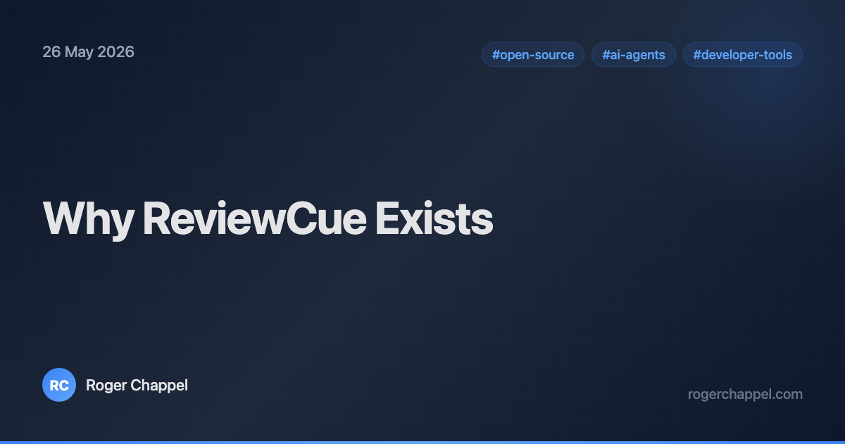 Why ReviewCue Exists